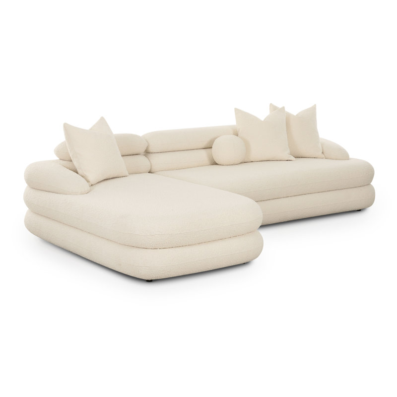Canapé modulaire Tof Furniture, Stationnaire, Orienté à gauche (vu de face)