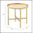 Khaisen Tray Top End Table