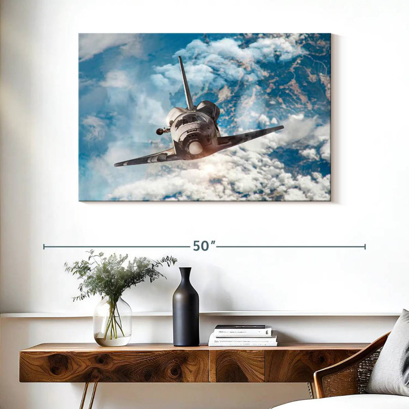 Oberle Spacecraft Ascent, 26" H x 39" W