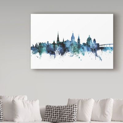 « annapolis maryland blue à ciel », reproduction d’impression sur toile tendue