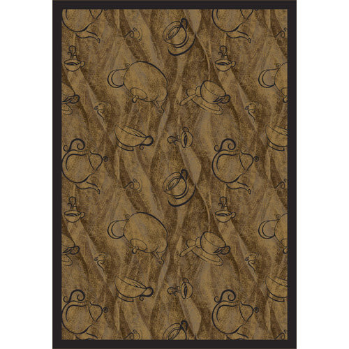 Tapis Whimsy Fresh Brew, Rectangle 7 pi 8 po x 10 pi 9 po