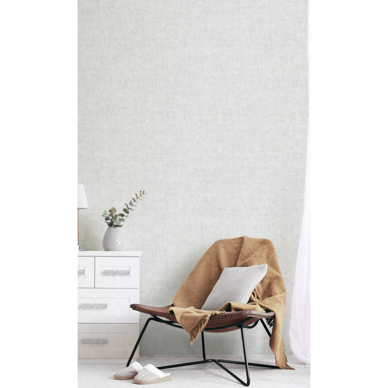 Rouleau de papier peint L 33 pi x l 21 po Asperia, Gris