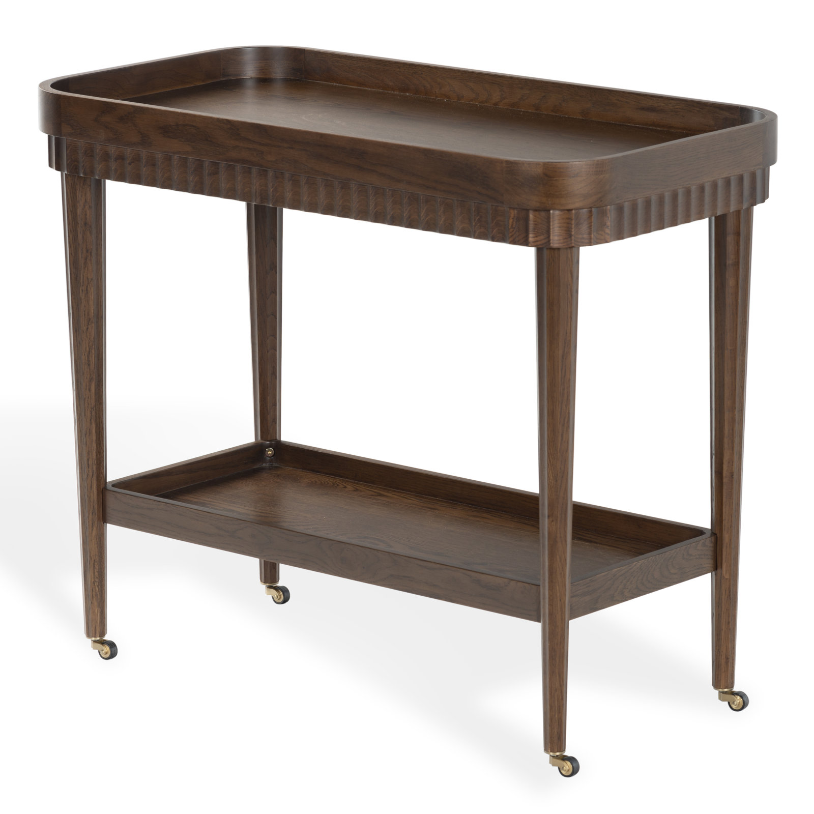 Feliciabriana Wood Barcart, Walnut