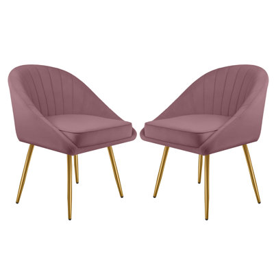 Fauteuil en velours touffeté de 25,6 po de large Teashia