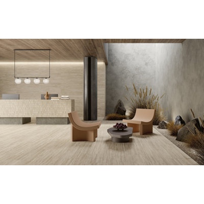 New Classic 32"x32" Honed Stone Look Porcelain Floor Tile