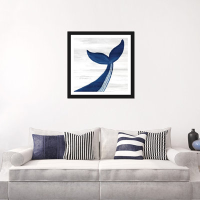 «Whale Tails II» par Ann Bailey - impression d'art graphique