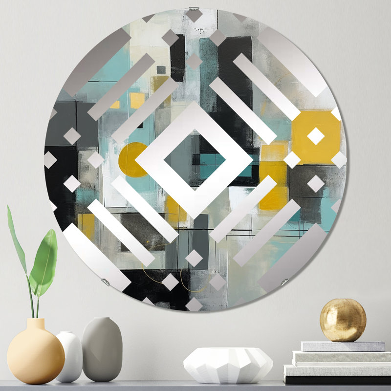 Miroir décoratif Caseylynn, 23,6 po x 23,6 po