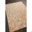 Tapis transitionnel orange et ivoire en laine touffeté à la main Adairsville-819372357