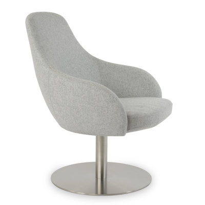 Fauteuil rond en laine Gazel