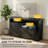 Modern 6-drawer Dresser For Bedroom With Open Storage Shlef,52" Large Drawer Dressers With Charging Station & Led Lights,tv Stand,wood Chest Of Drawers For Living Room-1811860027