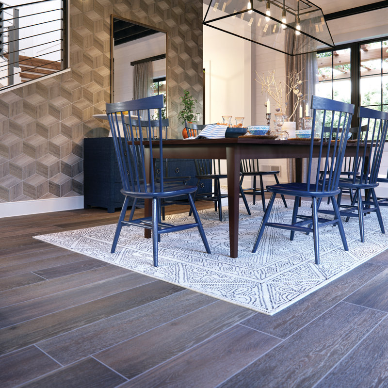 Carreau de mur et de plancher en bois de porcelaine 8 x 48 Emerson (6 pièces par carton) (15,18 pieds carrés par carton)
