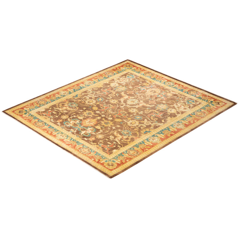 Classic One-of-a-Kind 8' 0" X 9' 3" Hand Knotted Area Rug