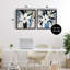 Ensemble de cadres flottants 2 pièces Timeless Florals in White, design par Mona Grace-1289465629-1289465618