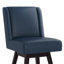 Tabouret de comptoir pivotant rembourré Kamiyla-1711578614