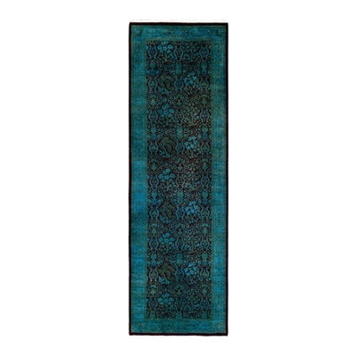 Fine Vibrance One-of-a-Kind 2' 7" X 8' 3" Hand Knotted Area Rug