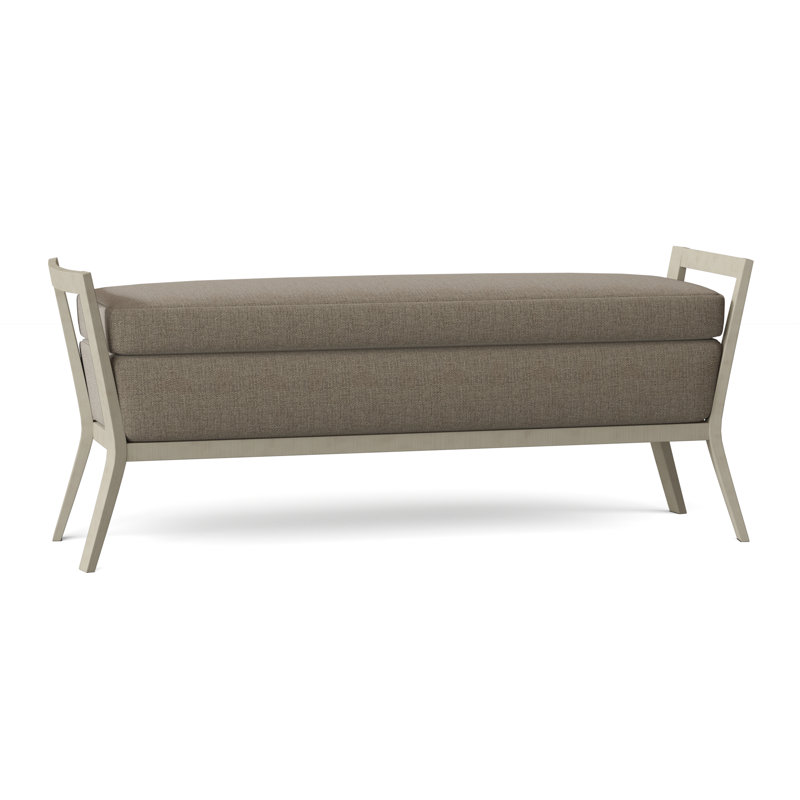 Banc en bois massif Libby Langdon, 3152 Lin, Amande chamois