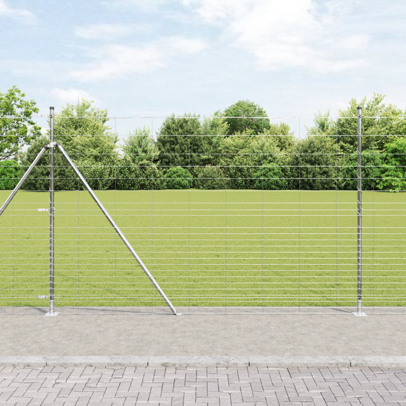 Field Fence Galvanised Steel, 160cm H x 2500cm W