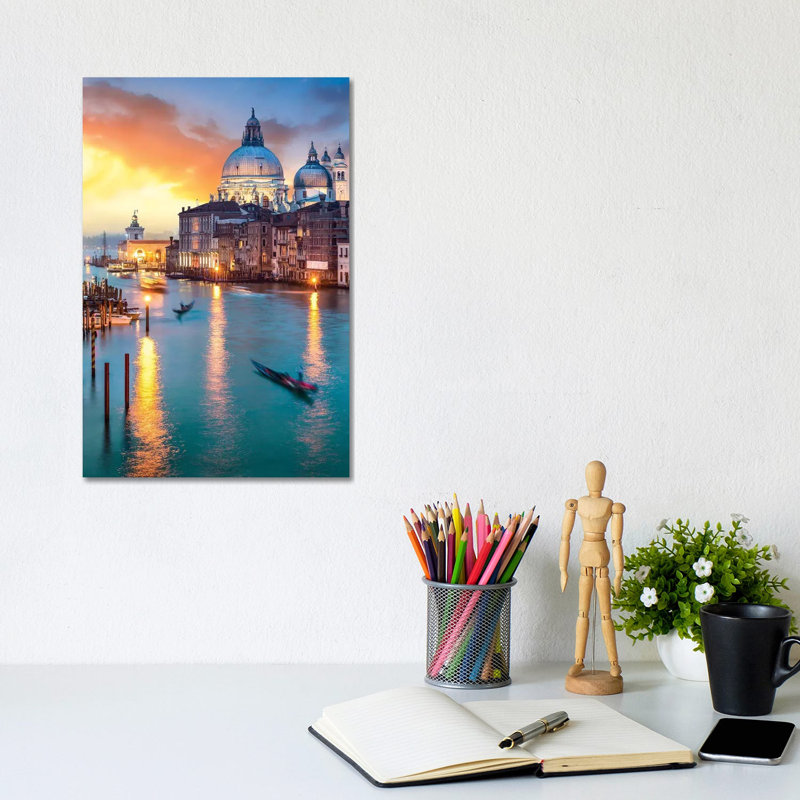 Grand Canal III by Jan Becke - Wrapped Canvas Gallery-Wrapped Canvas Giclée, 30.48cm H x 20.32cm W