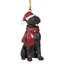 Black Lab Dog Holiday Ornament