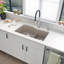 Diamond SILGRANIT 32" L x 20.88" W Double Bowl Undermount Kitchen Sink with Low Divide-14516842
