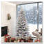 Arbre de Noël artificiel enneigé 6,5 pi-212759249