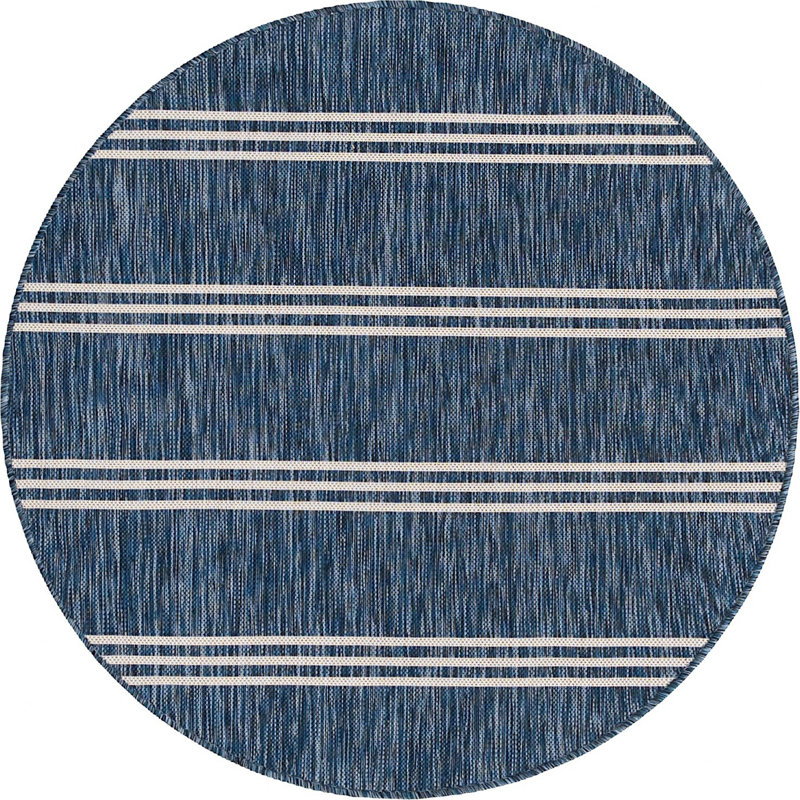 Jill Zarin Anguilla Indoor/Outdoor Rug, Round 4'1"
