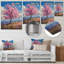 Décoration florale de cerisier rose bleu - III-1636881409-1874925154