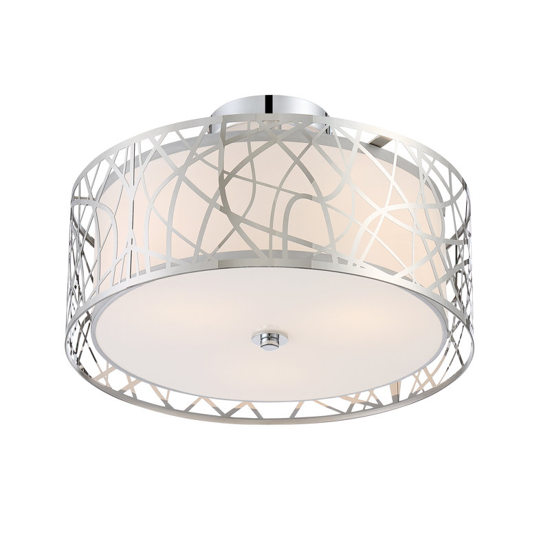 Catoosa Fabric Semi Flush Mount