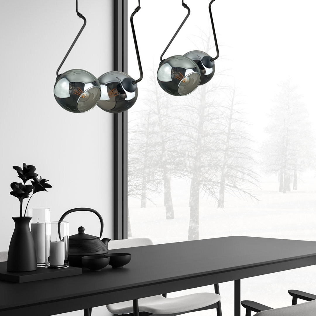 Betim - Light Matte Black Unique/Statement Pendant