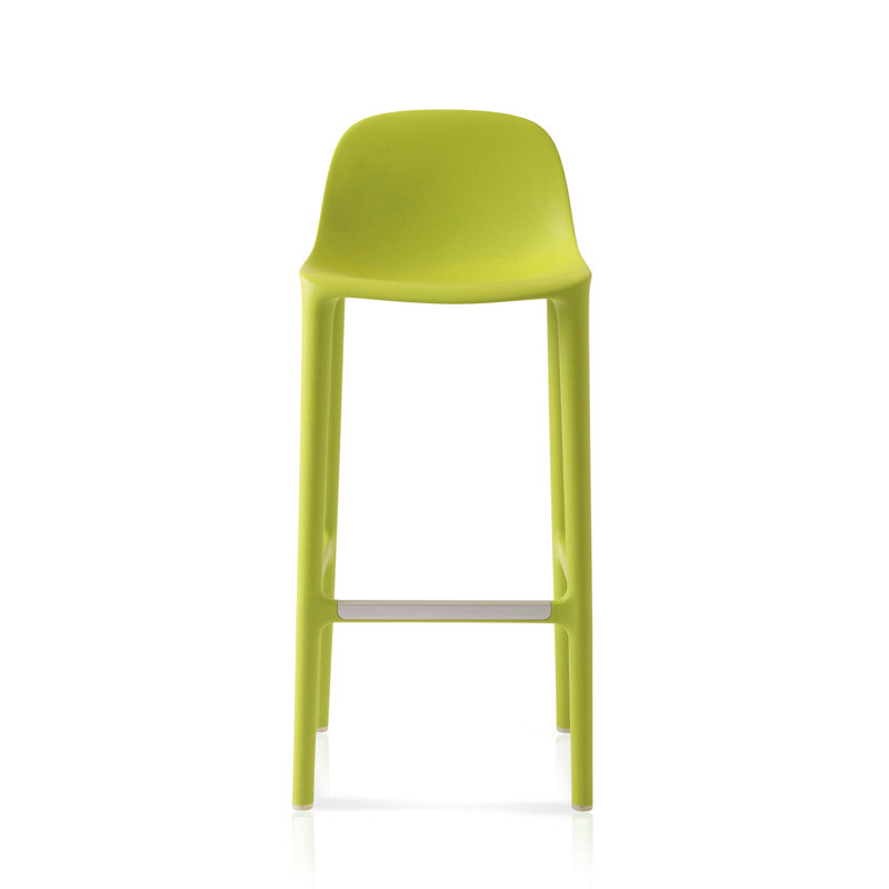 Broom Stool, White, Bar Stool (30" Seat Height)