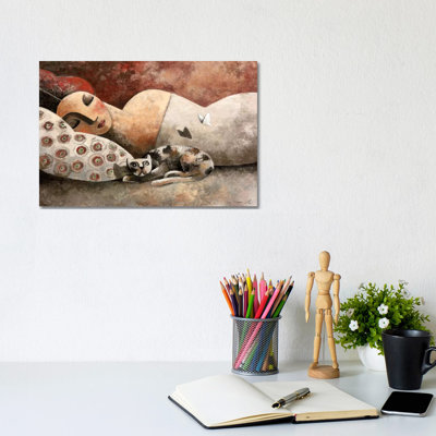 The Invader by Didier Lourenco - Wrapped Canvas Painting