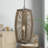 20"H Bencomo Cylinder 1-Light Rope Pendant
