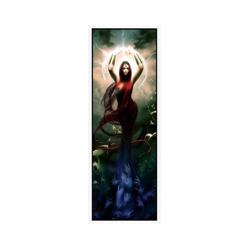 Mercy by Melanie Delon - Panoramic Print on Canvas, 121.92 cm H x 40.64 cm W, White Framed