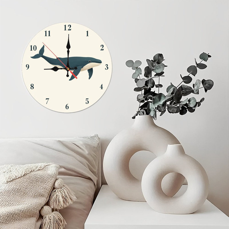 Autumn Fox Wall Clock