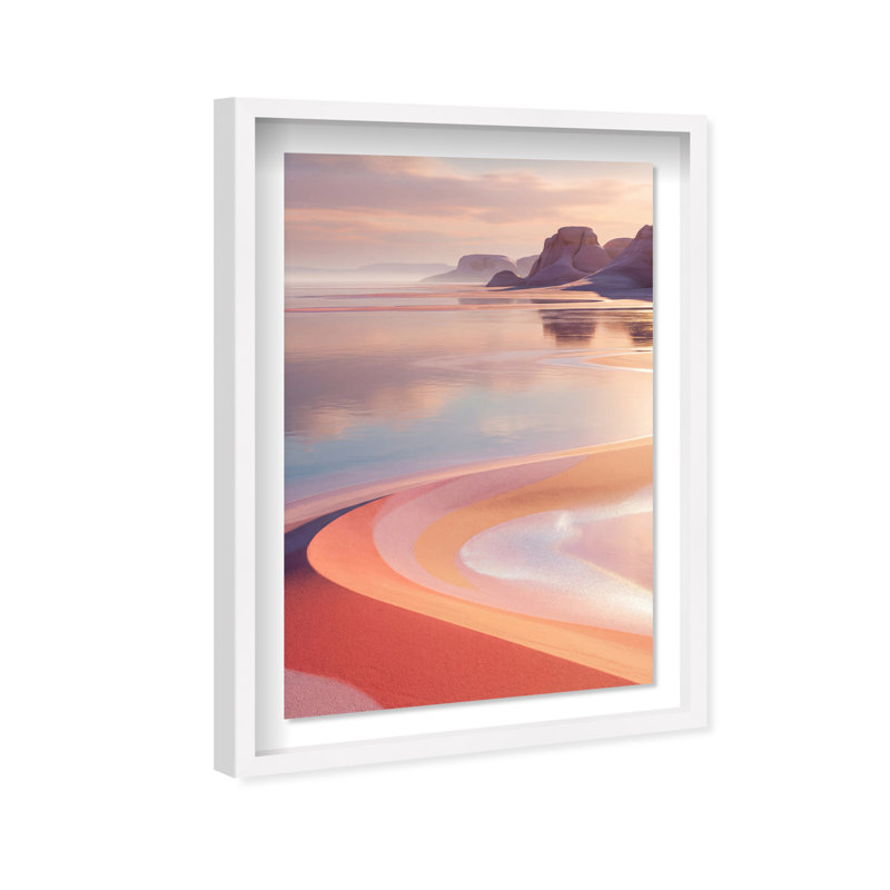 Coastal Dream Print by Oliver Gal, 11.5"H x 16.5"W, White Shadowbox