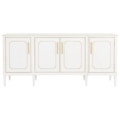 Camille 79.5'' W Solid Wood Credenza