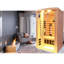 Belfry Bathroom Laperle 2 - Person Bluetooth Compatible FAR Infrared Sauna with Remote Control in Hemlock