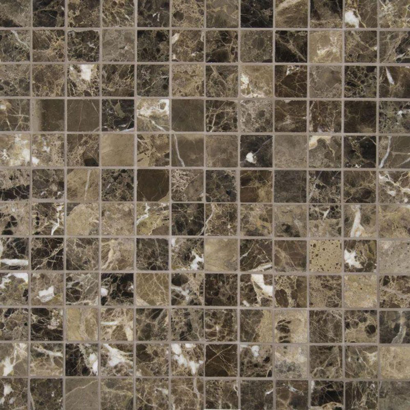 2" x 2" Marble Grid Mosaic Wall & Floor Tile