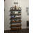 Industrial Pipe Cremorne Rustic Modern Wood Ladder Bookcase With Metal Frame,pipe Wall Shelf,wood Storage,home Decor,display Shelving,retro Floating Wood Shelving,6 Layer Bookshelf-85292347