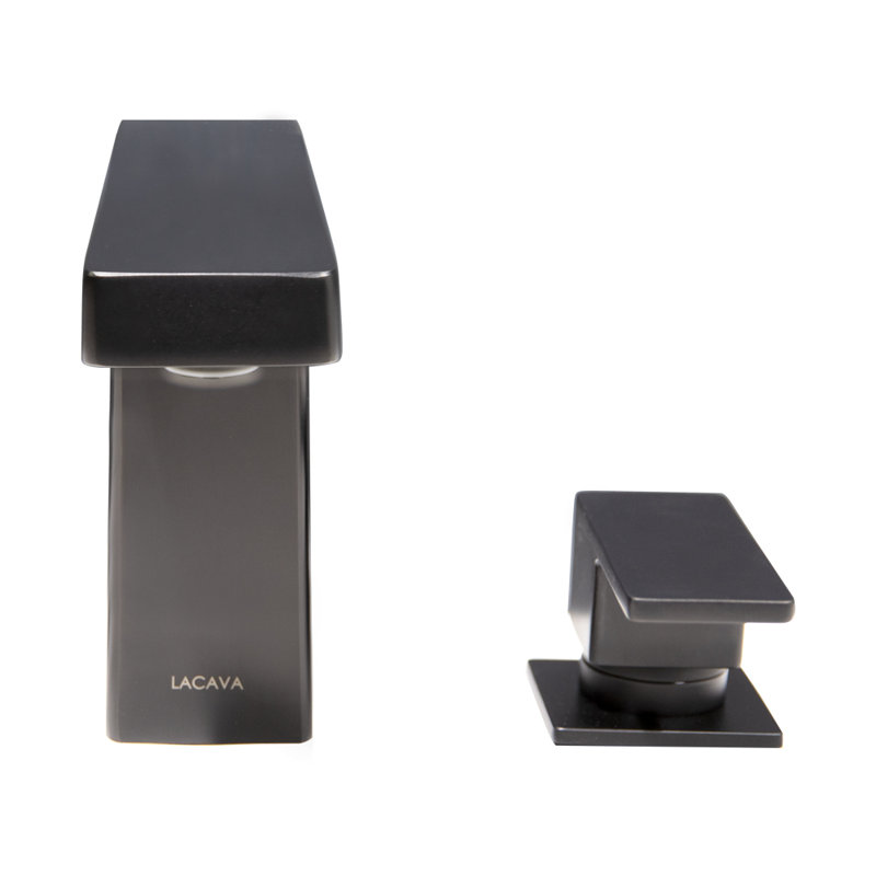 Eleganza Centerset Bathroom Faucet, Matte Black