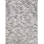 Area Cowhide Chevron Area Rug in Gray-723071454