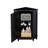 - Based Black Triangle Corner Bathroom Storage With Adjustable Shelf Flexible Option Cabinet Suitable For Multiple Rooms-609526117
