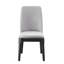 Chaise d'appoint rembourrée gris clair et chêne gris Humboldt