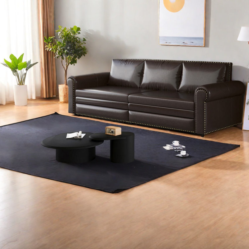 Canapés Chesterfield multifonctionnels, similicuir, style rétro pour la maison