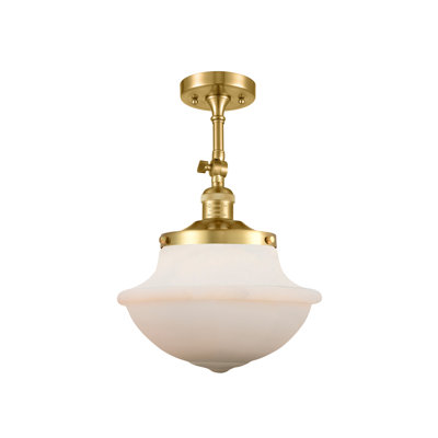 Plafonnier semi-encastré 1 lumière 12 po Baptiste