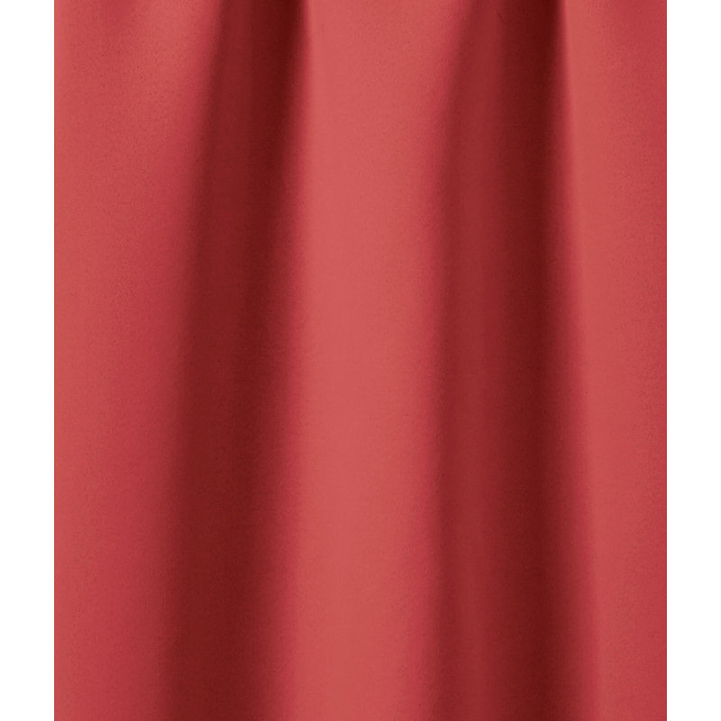 3 Piece Room Darkening Rod Pocket Cafe Kitchen Curtain Tier & Valance Set, Red