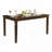 Espresso Finish Transitional Dining Table – Oak Veneer