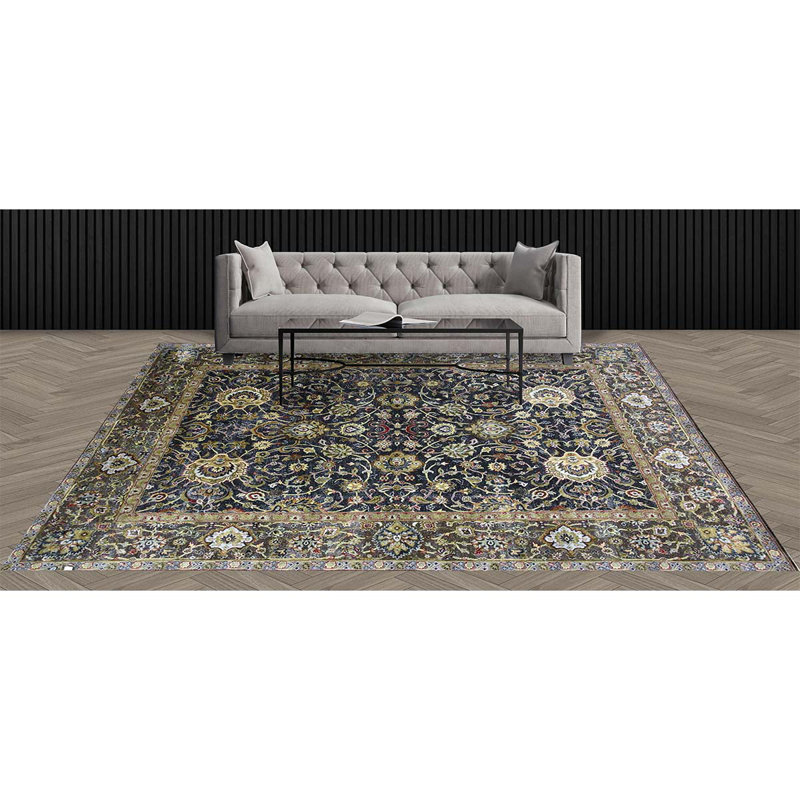Area Rug in Brown