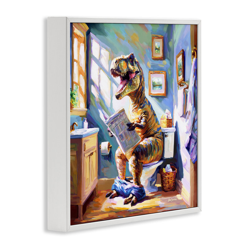 Art urbain, estampe numérique par Leon Devenice, H 12 po x l 12 po, Giclée encadrée blanc bord de mer