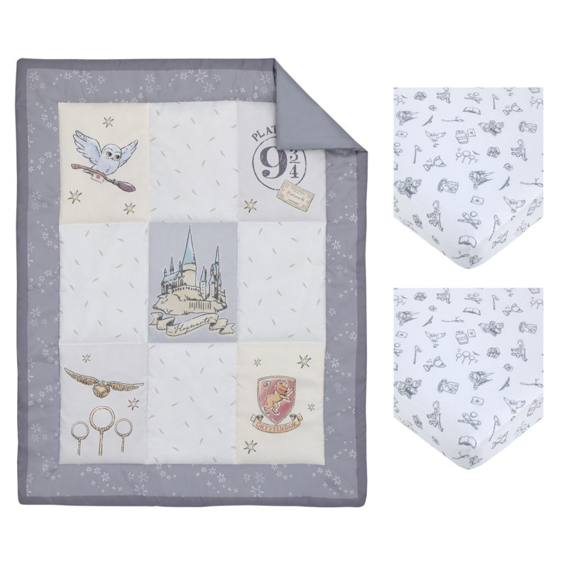 3 Piece Crib Bedding Set